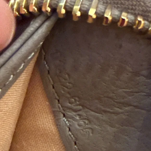 Chloe Marcie Full Zip Around Continental Wallet Gray - Picture 14 of 15